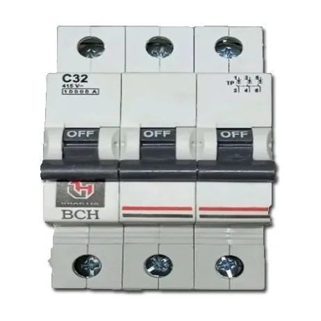 BCH X10 three-pole C32 miniature circuit breaker