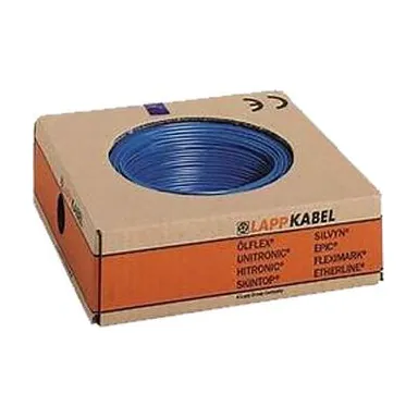 LAPP cable packaging with blue wire