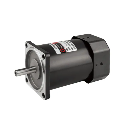 Small AC induction motor with flange mounting